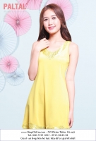 Váy ngủ cao cấp PALTAL ANB 012 0067, màu vàng chanh