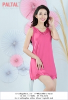 Váy ngủ cao cấp PALTAL ANB 012 0067, màu hồng đậm