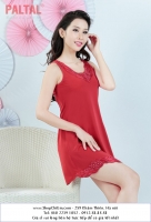 Váy ngủ cao cấp PALTAL ANB 012 0067, màu phượng đỏ